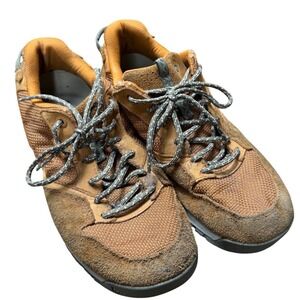 Oboz Mens Hiking Trail Shoes Brown Suede Mesh‎ Lace Up Size 8.5